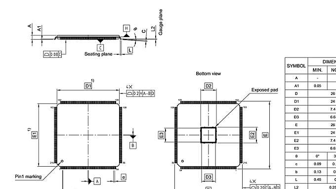 PG-TQFP-216-800_Package Outline