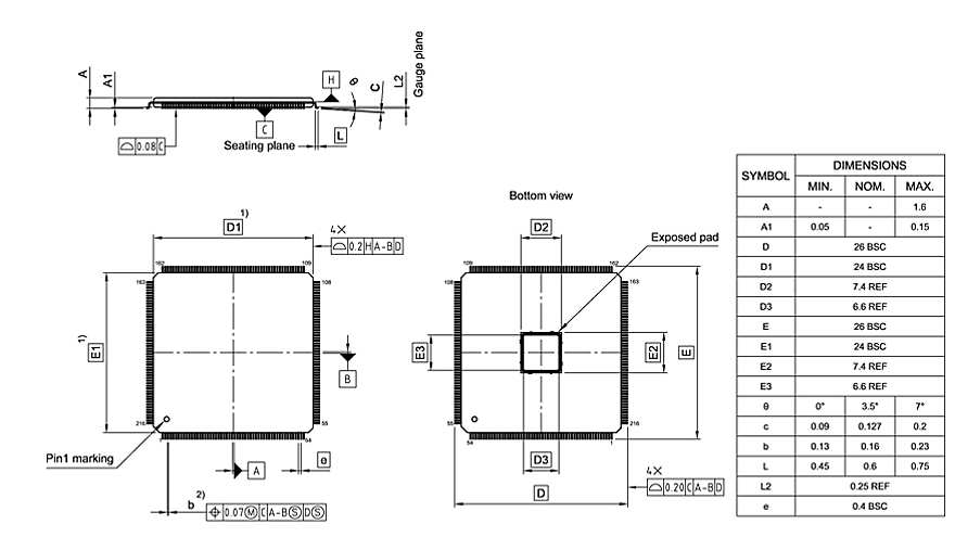 PG-TQFP-216-800_Package Outline
