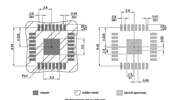 PG-TQFP-32-800_Footprint Drawing