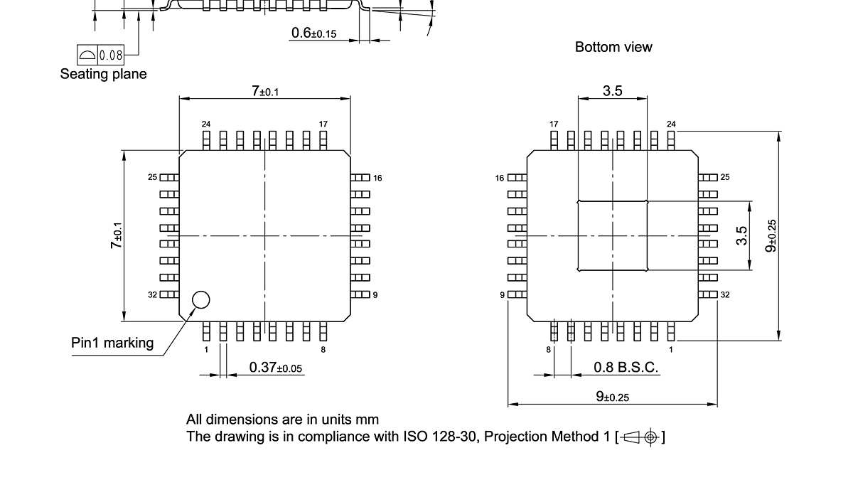 PG-TQFP-32-800_Package Outline