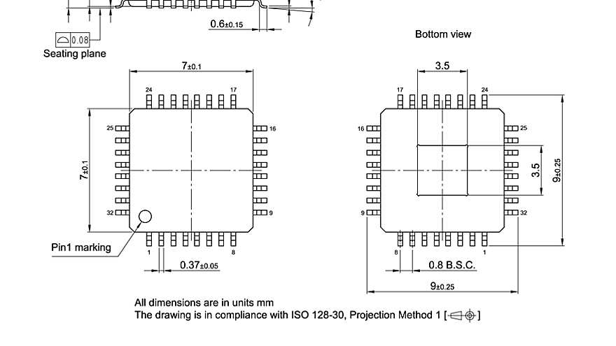 PG-TQFP-32-800_Package Outline