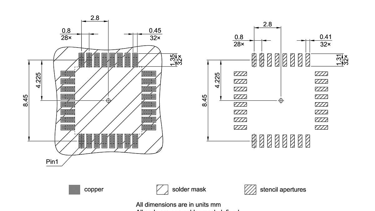 PG-TQFP-32-801_Footprint Drawing