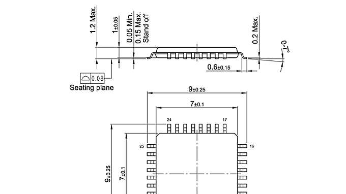 PG-TQFP-32-801_Package Outline