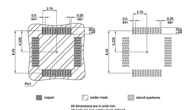 PG-TQFP-48-800_Footprint Drawing