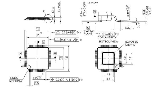 SPO PG-TQFP-64-19