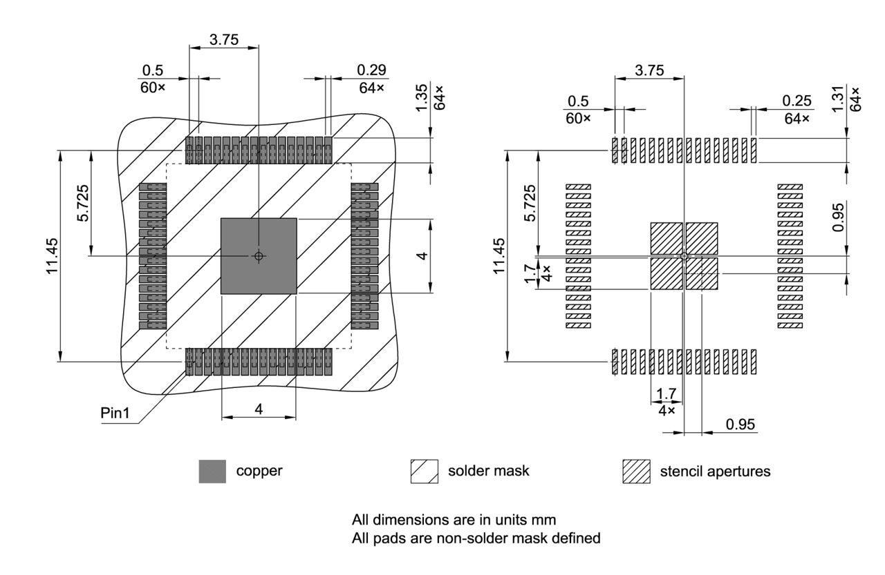 PG-TQFP-64-22_Footprint Drawing