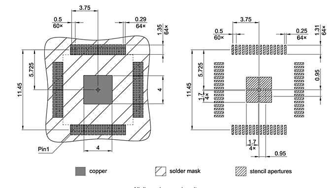 PG-TQFP-64-22_Footprint Drawing