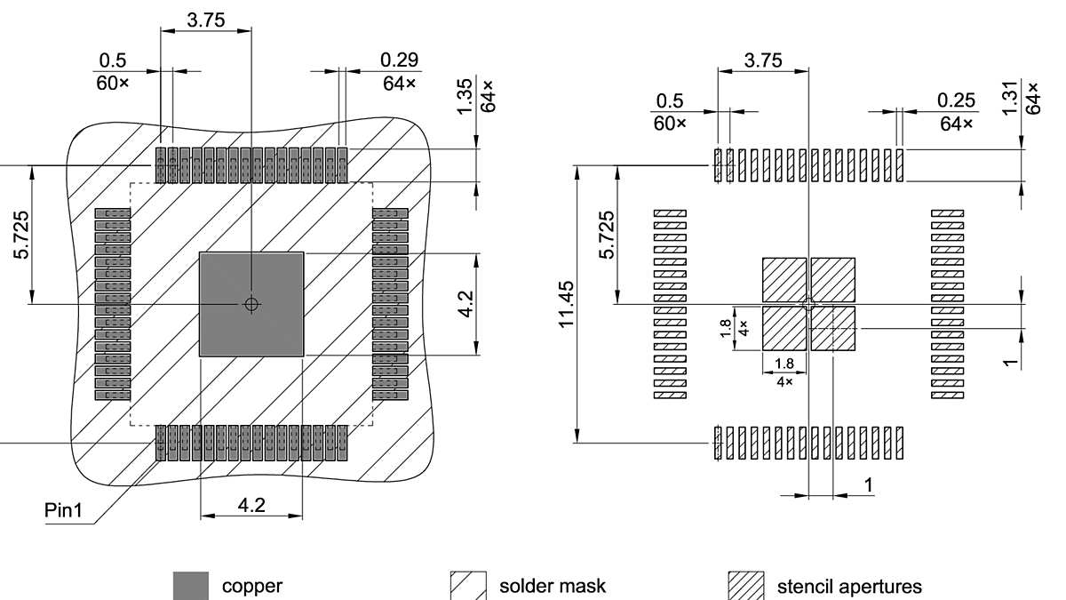 PG-TQFP-64-800_Footprint Drawing