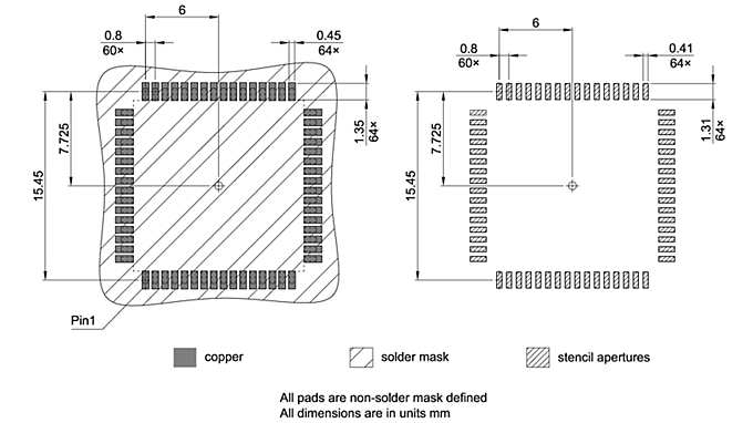 PG-TQFP-64-801_Footprint Drawing