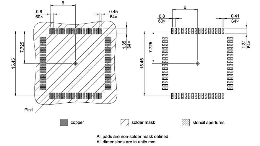 PG-TQFP-64-801_Footprint Drawing