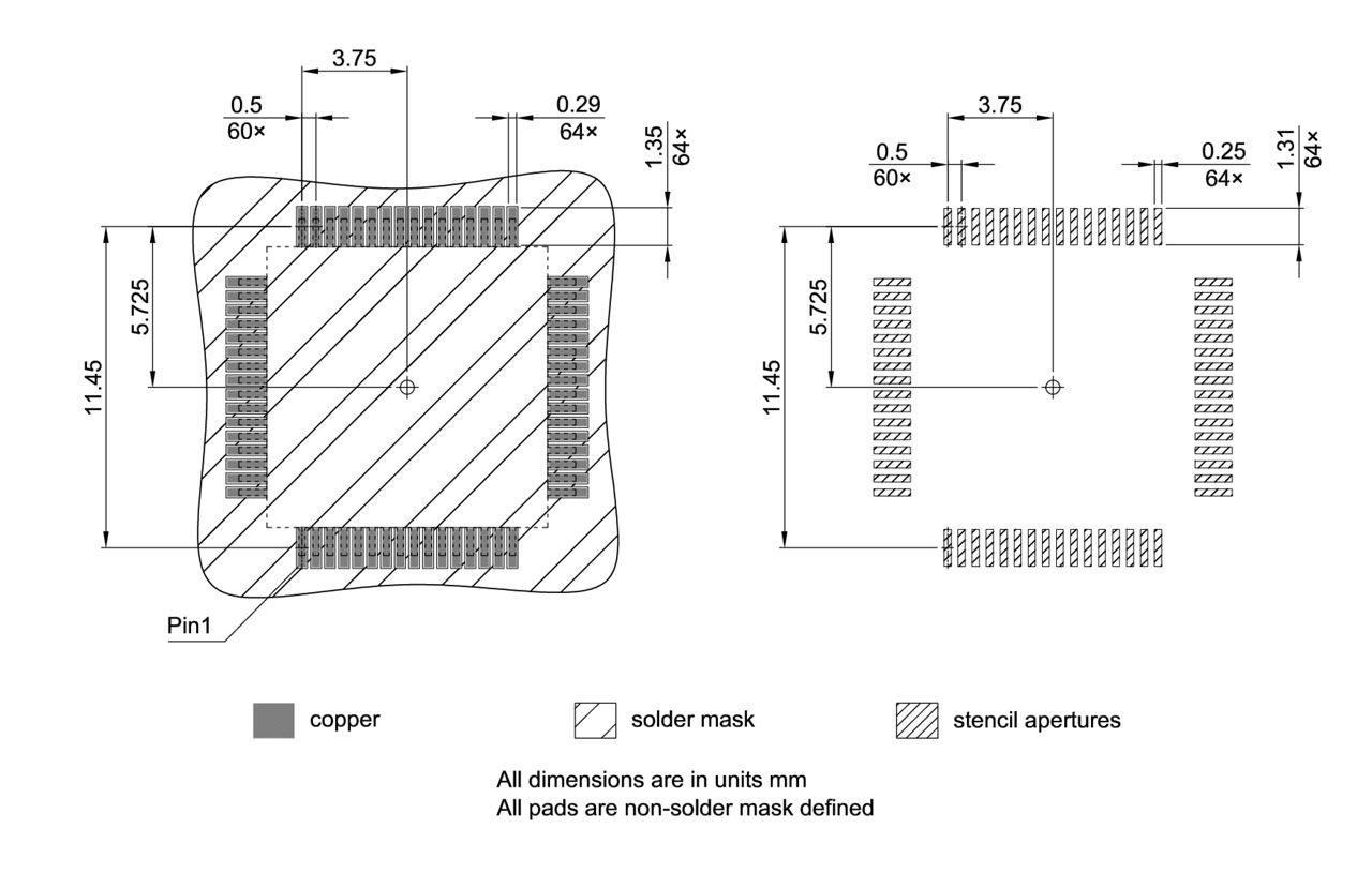 PG-TQFP-64-802_Footprint Drawing