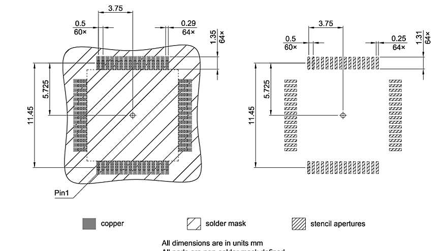 PG-TQFP-64-802_Footprint Drawing