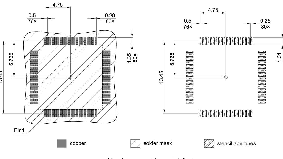 PG-TQFP-80-800_Footprint Drawing