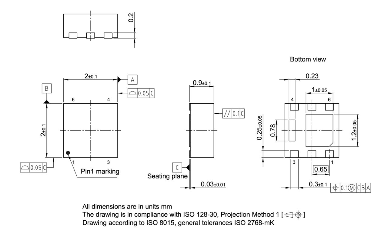PG-TSDSON-6-900_Package Outline