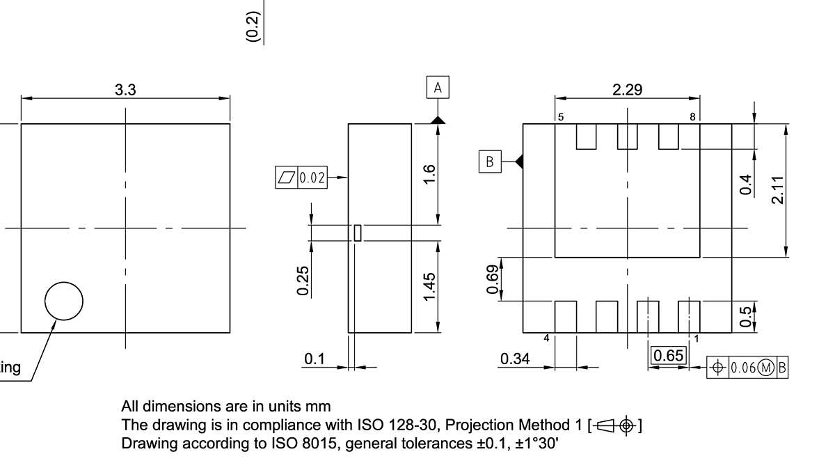 PG-TSDSON-8-1_Package Outline