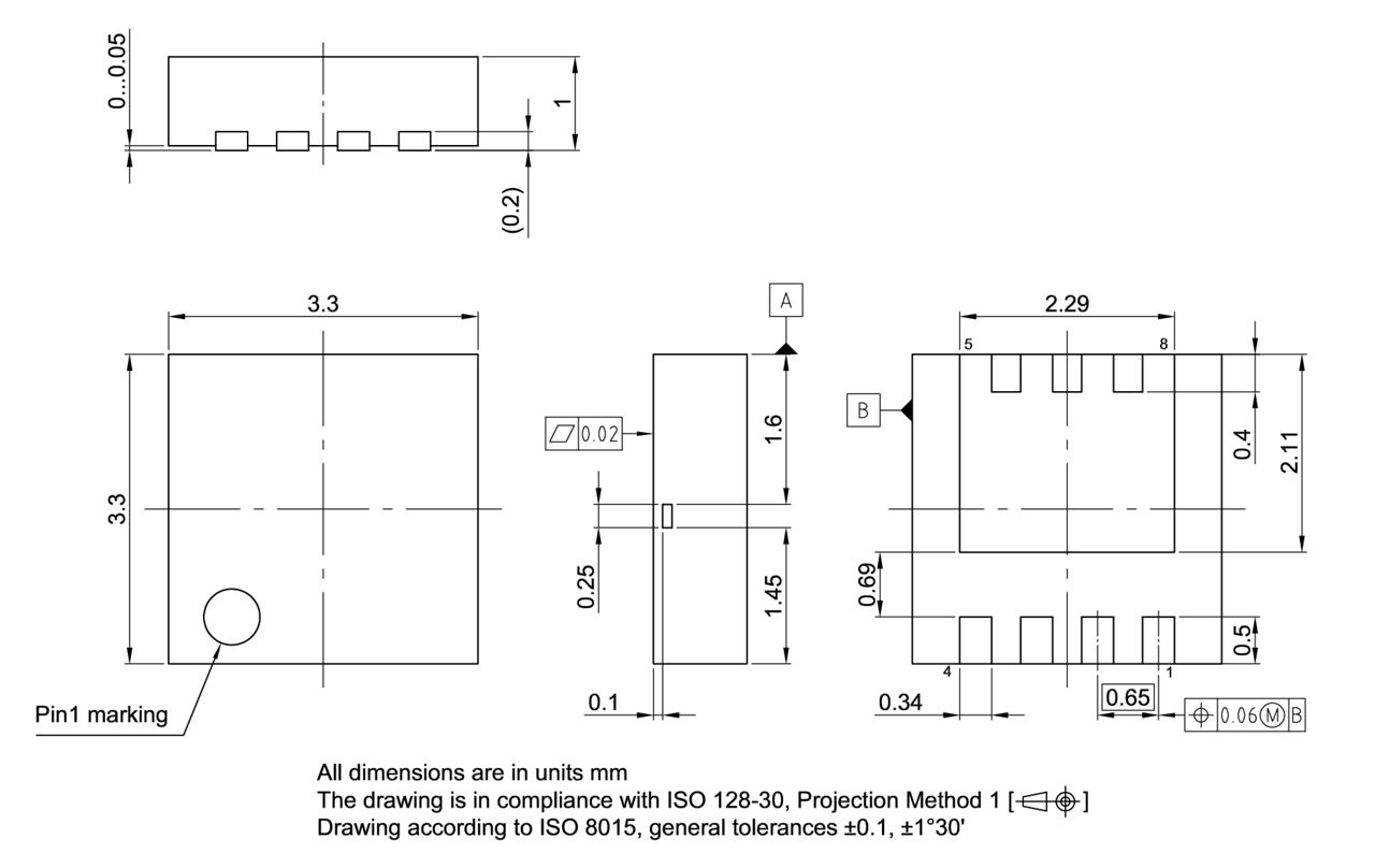 PG-TSDSON-8-2_Package Outline
