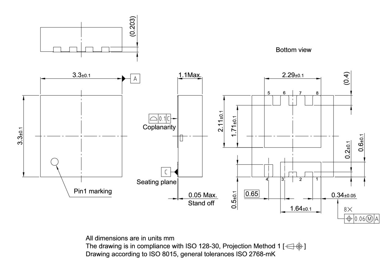 PG-TSDSON-8-40_Package Outline