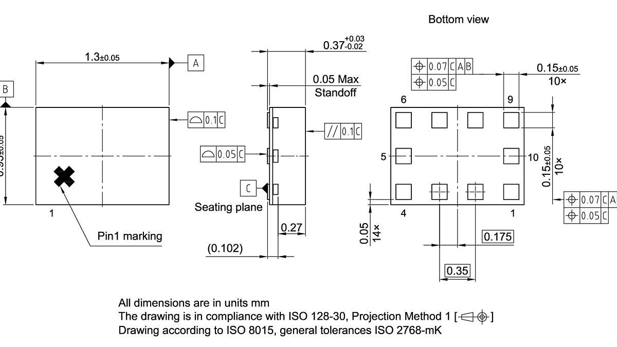 PG-TSNP-10-10_Package Outline
