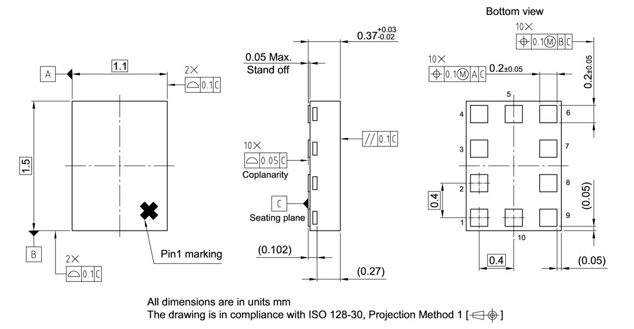PG-TSNP-10-4_Package Outline