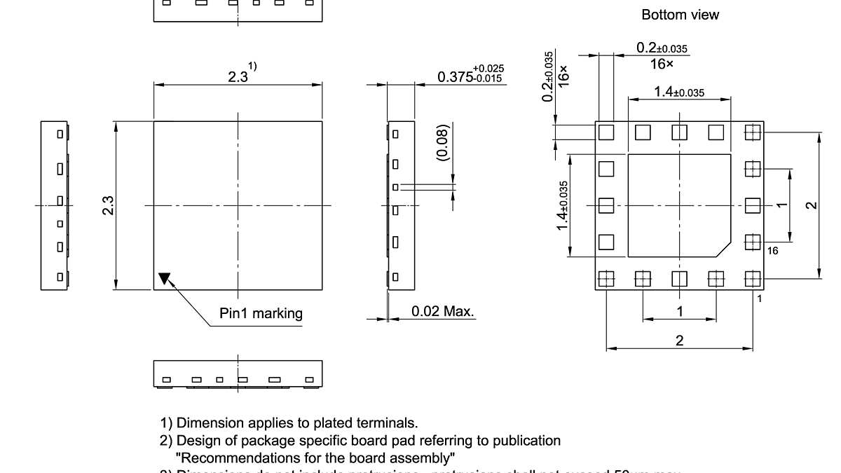 PG-TSNP-16-1_Package Outline