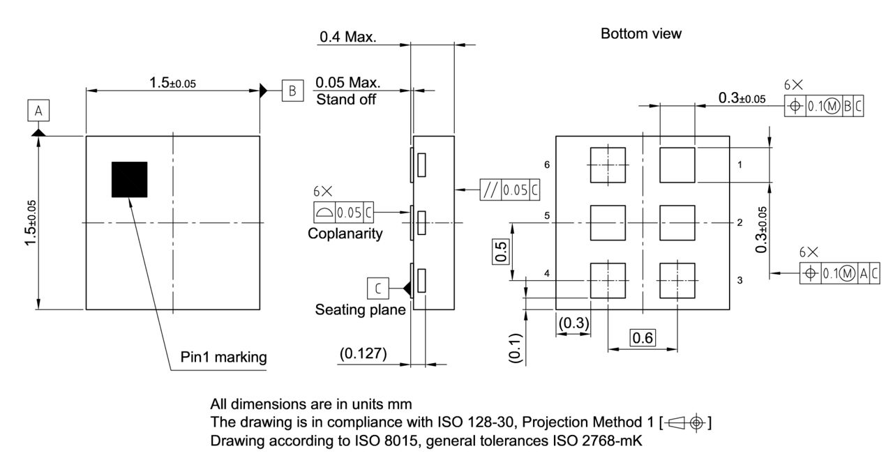 PG-TSNP-6-12_Package Outline