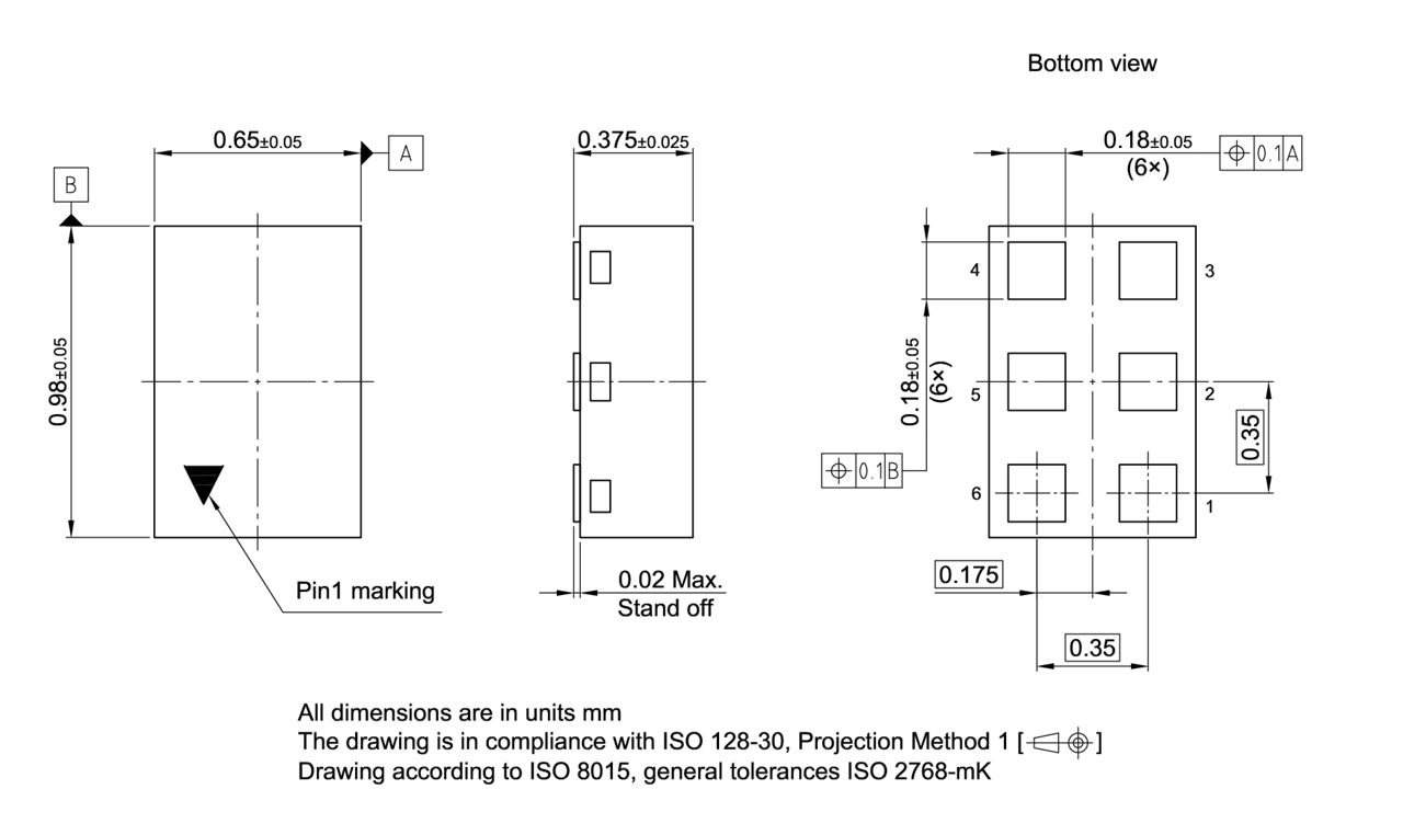 PG-TSNP-6-6_Package Outline