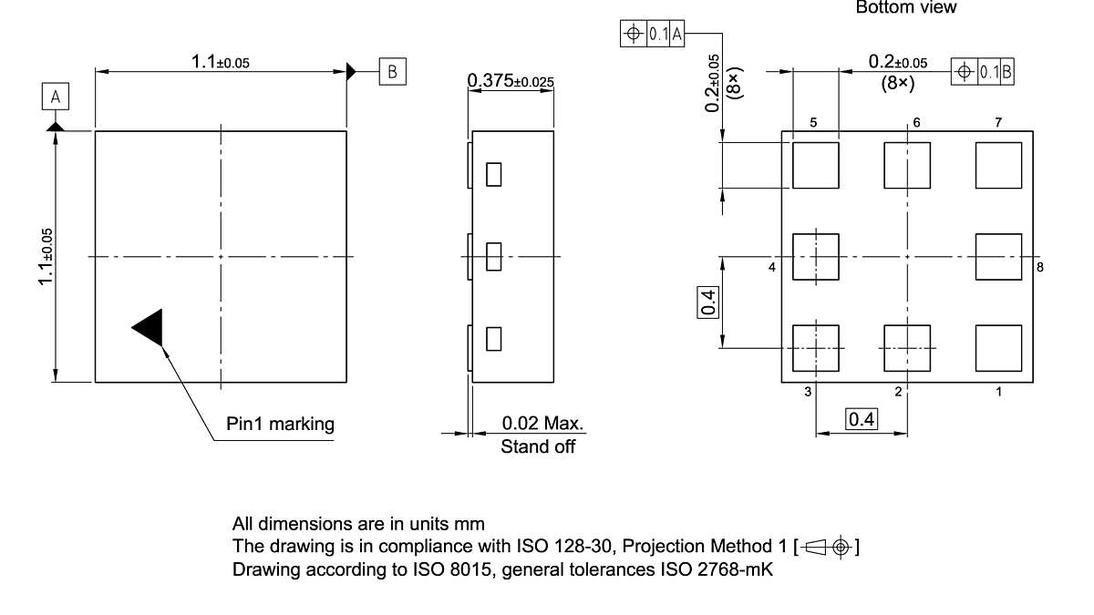 PG-TSNP-8-1_Package Outline