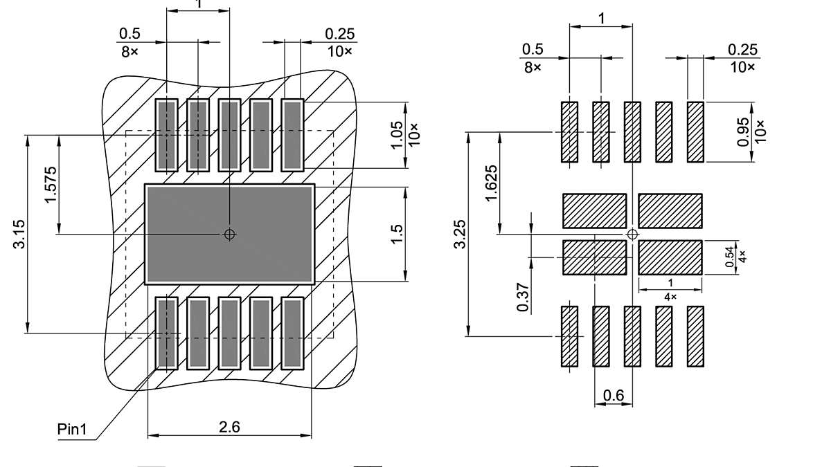 PG-TSON-10-2_Footprint Drawing