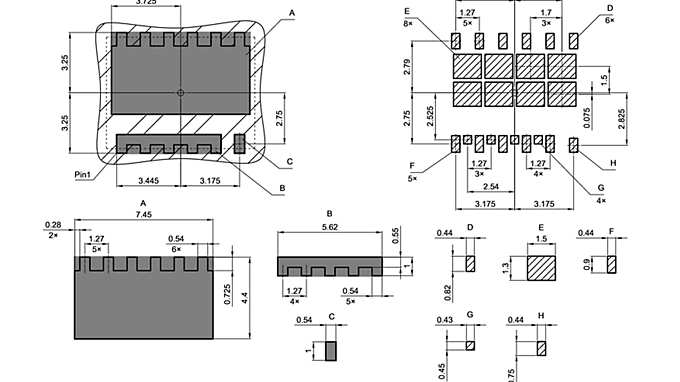PG-TSON-12-1_Footprint Drawing