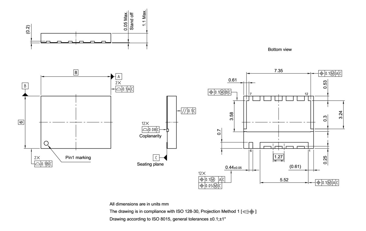 PG-TSON-12-1_Package Outline