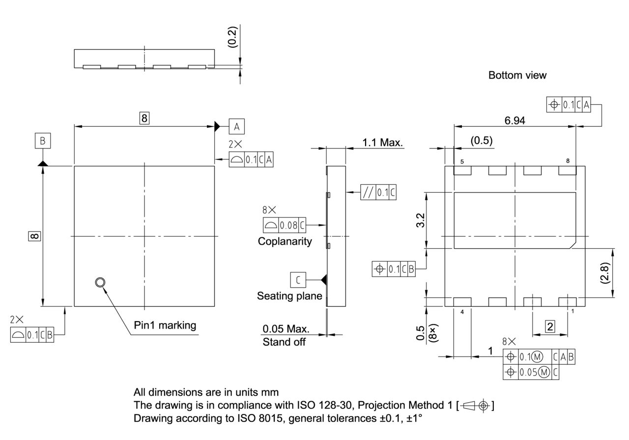 PG-TSON-8-12_Package Outline