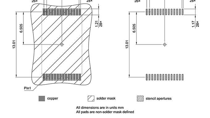 PG-TSOP-28-800_Footprint Drawing