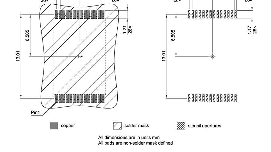 PG-TSOP-28-800_Footprint Drawing