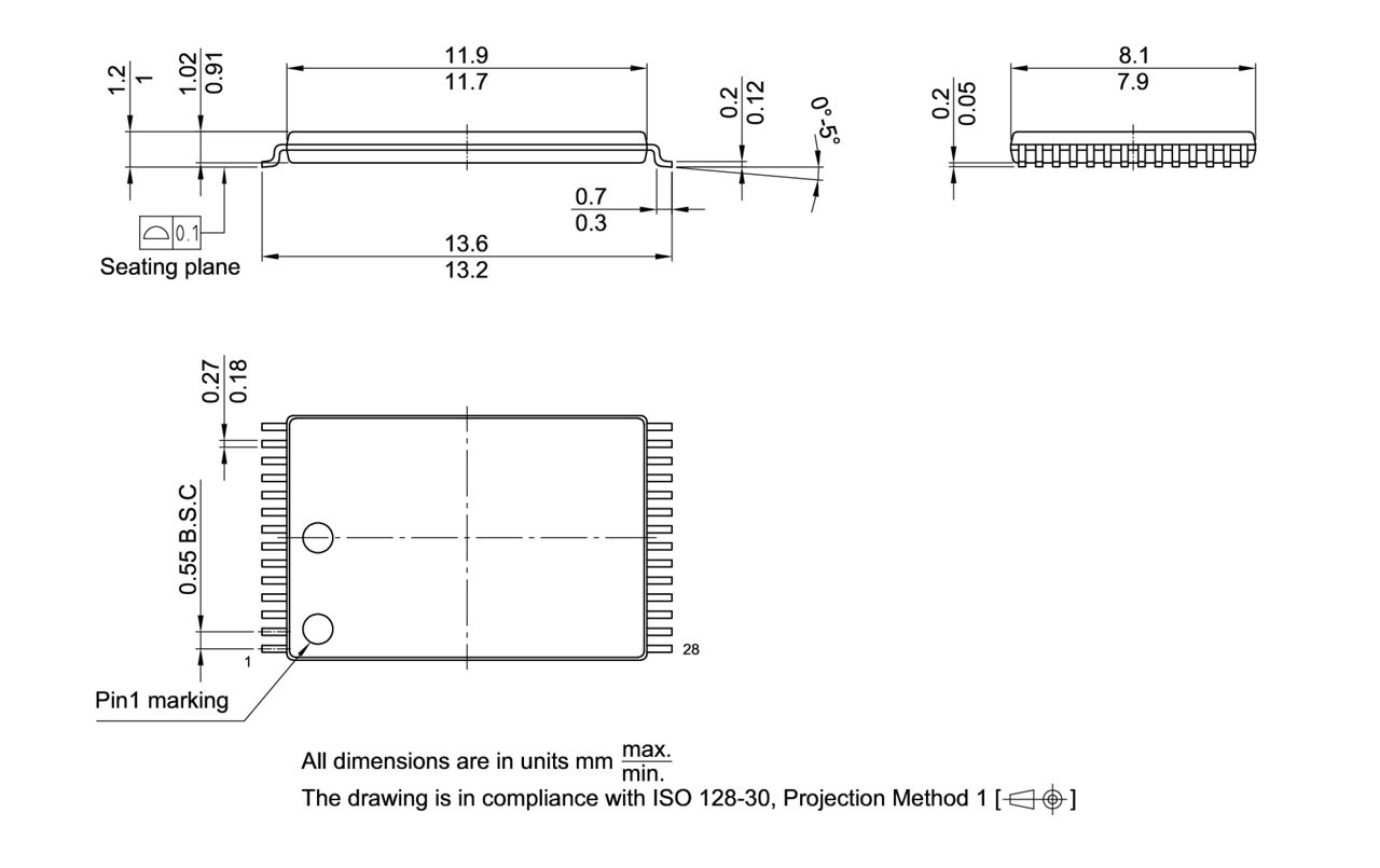 PG-TSOP-28-802_Package Outline