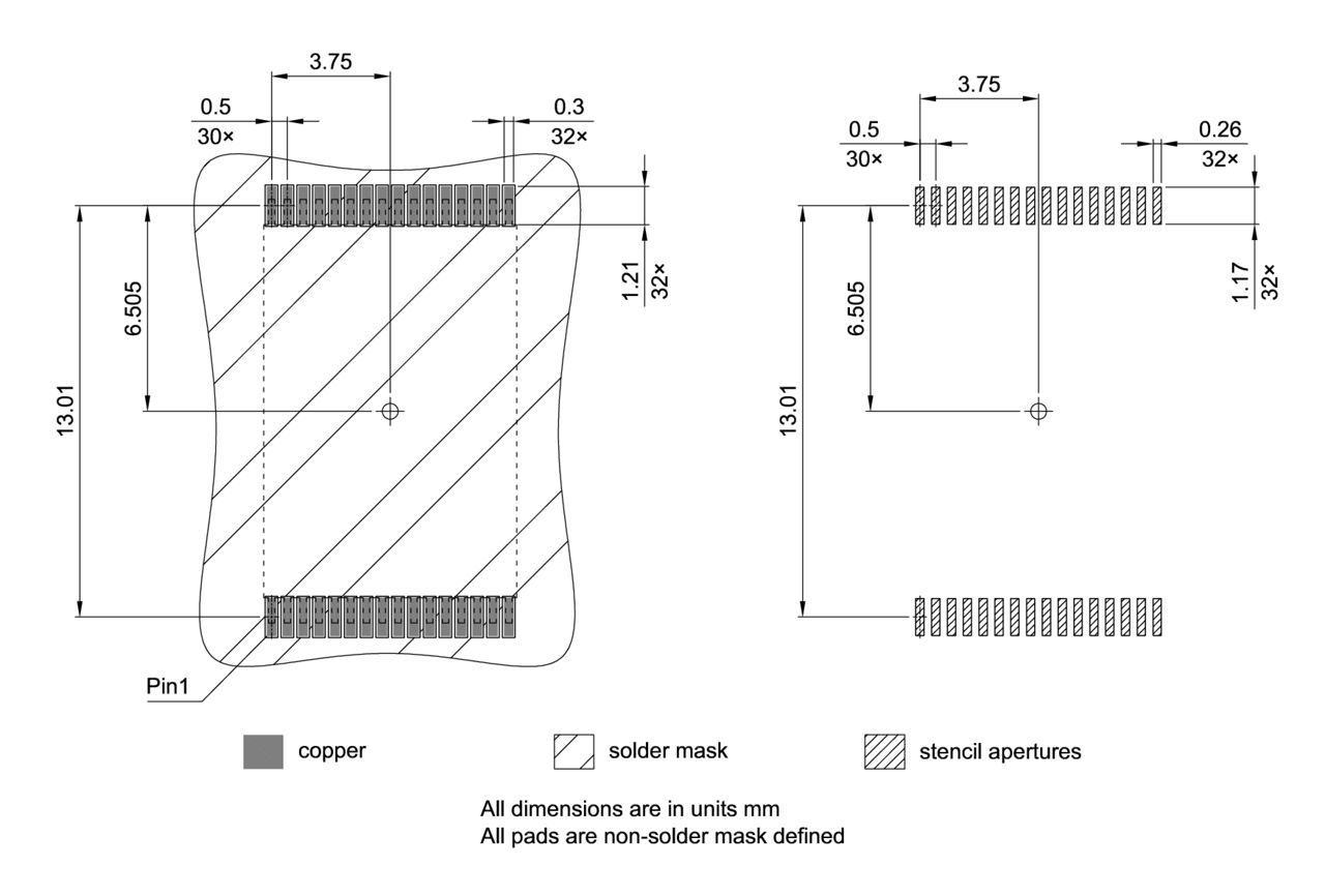 PG-TSOP-32-800_Footprint Drawing