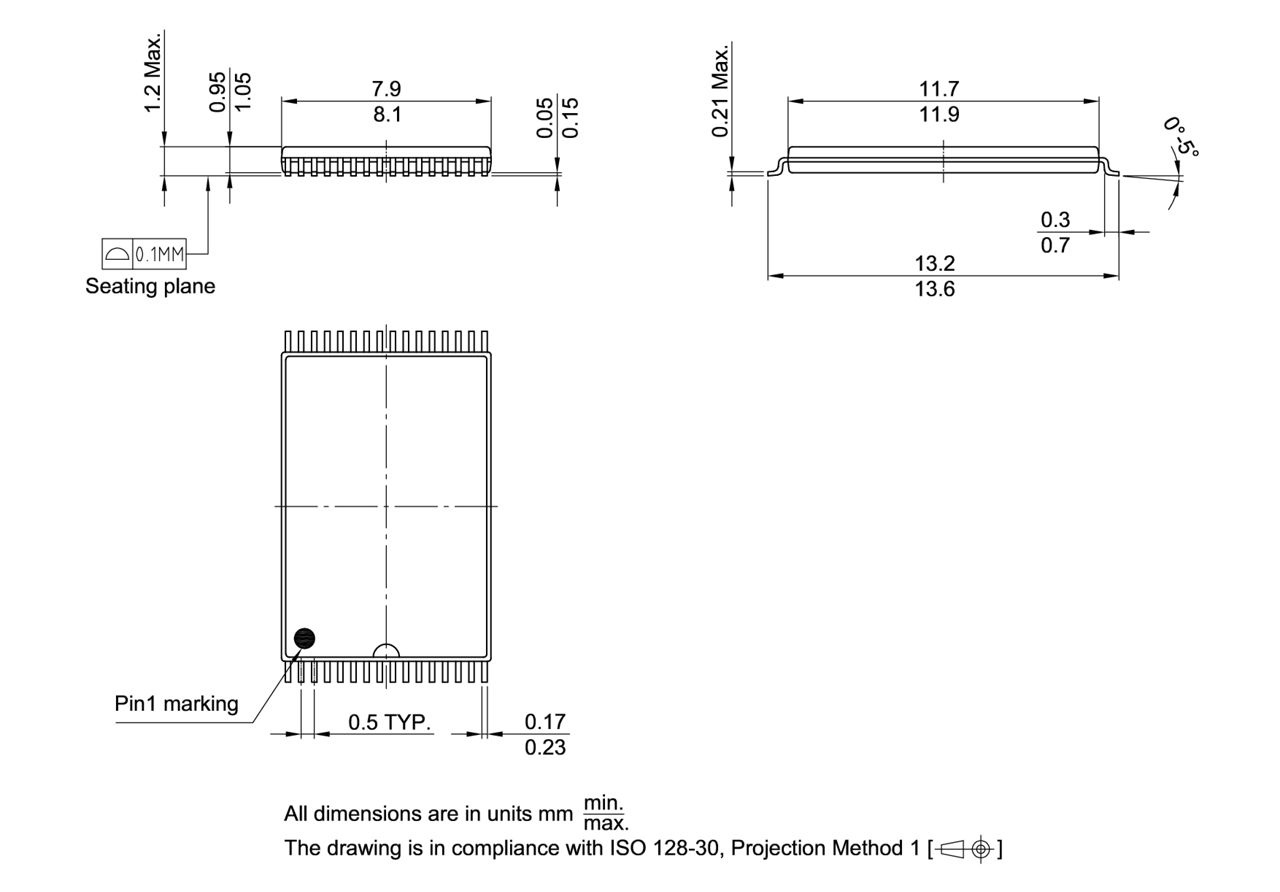 PG-TSOP-32-800_Package Outline