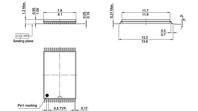 PG-TSOP-32-800_Package Outline