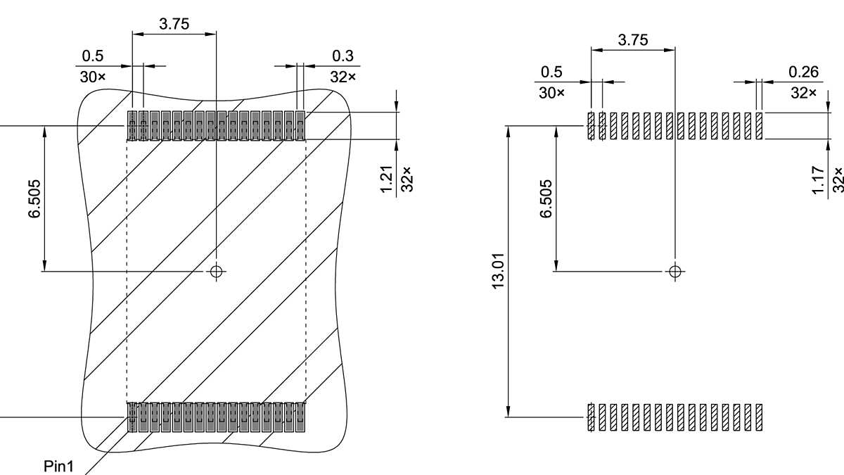 PG-TSOP-32-801_Footprint Drawing
