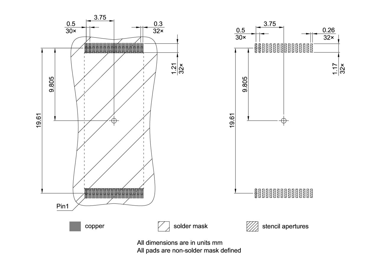 PG-TSOP-32-802_Footprint Drawing