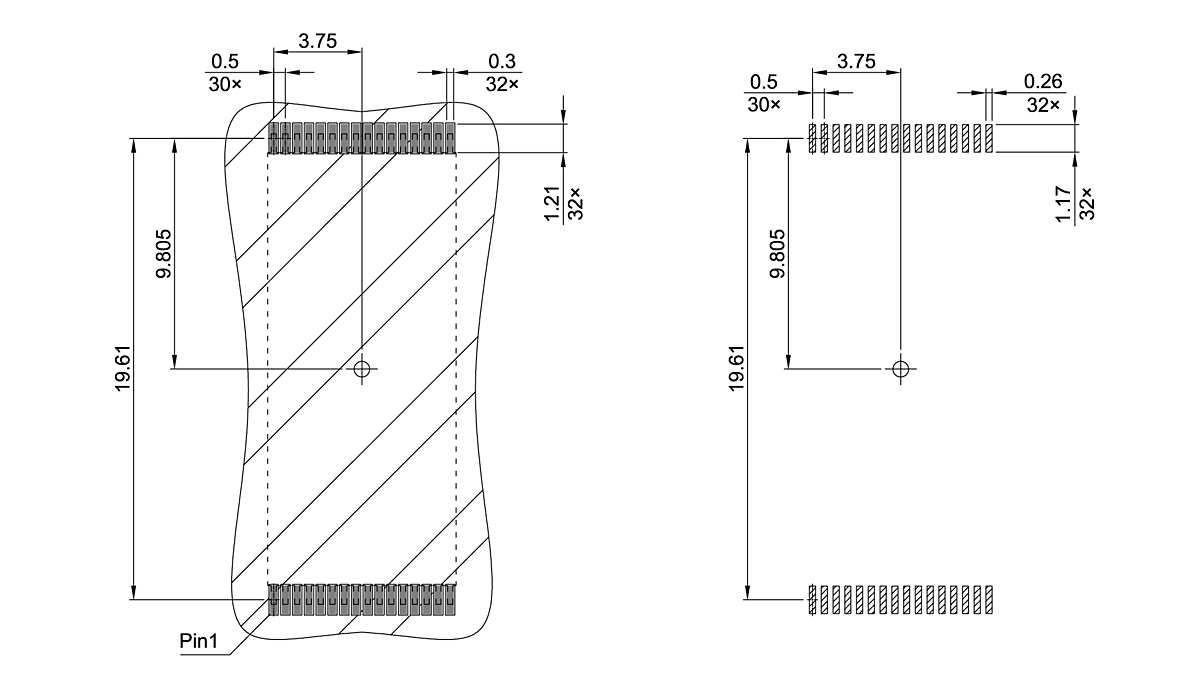PG-TSOP-32-802_Footprint Drawing