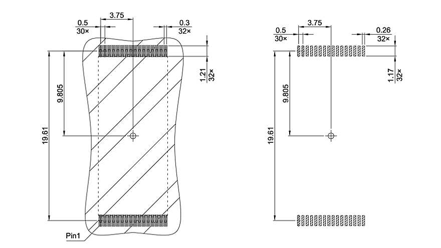 PG-TSOP-32-802_Footprint Drawing