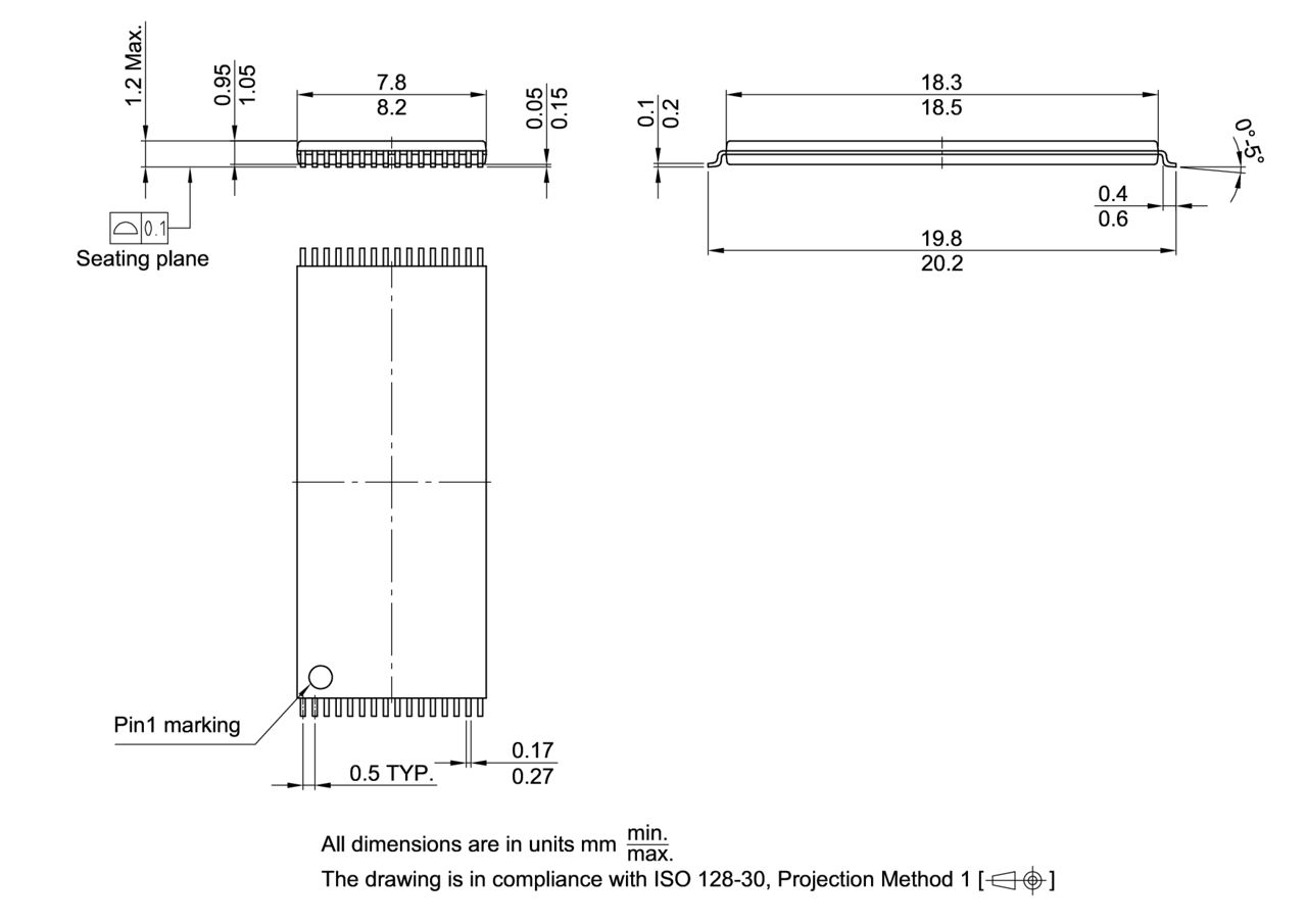 PG-TSOP-32-802_Package Outline