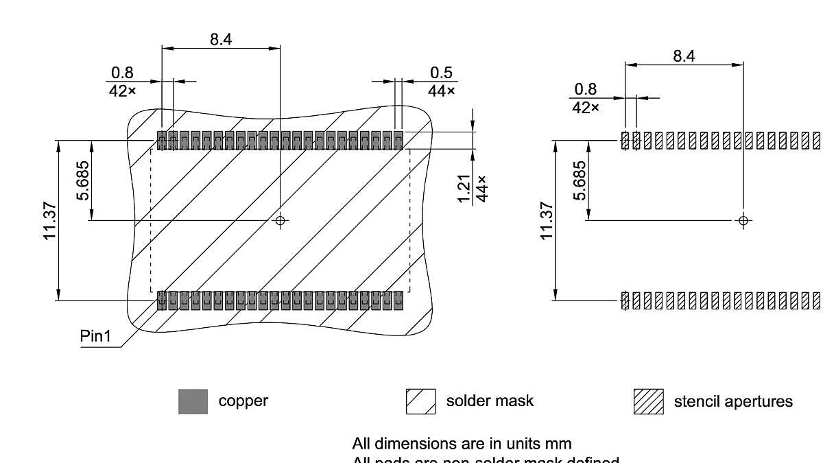 PG-TSOP-44-800_Footprint Drawing