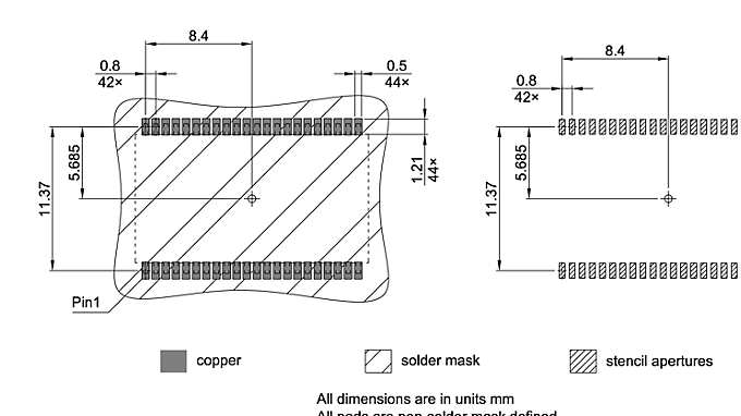 PG-TSOP-44-800_Footprint Drawing