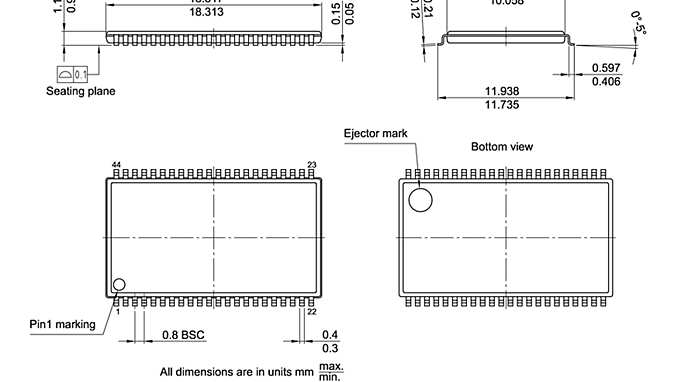 PG-TSOP-44-800_Package Outline