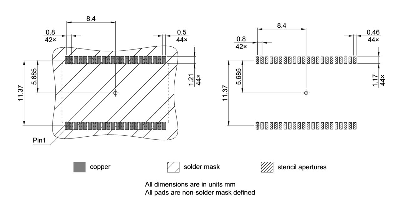 PG-TSOP-44-801_Footprint Drawing