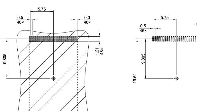 PG-TSOP-48-800_Footprint Drawing
