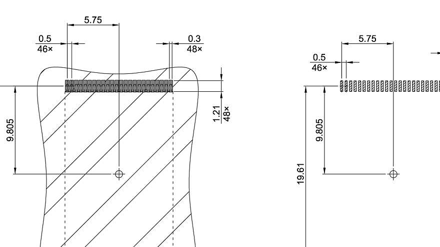 PG-TSOP-48-800_Footprint Drawing