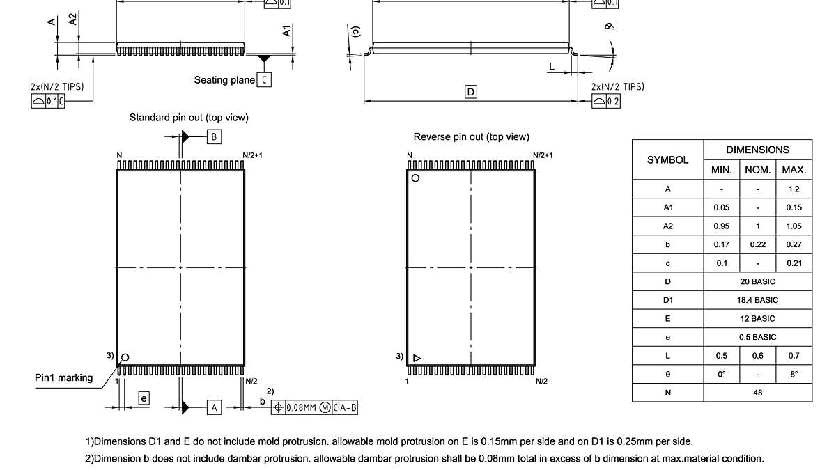 PG-TSOP-48-800_Package Outline