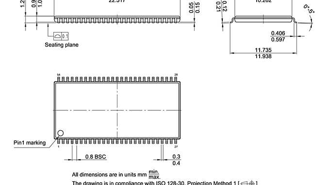 PG-TSOP-54-800_Package Outline